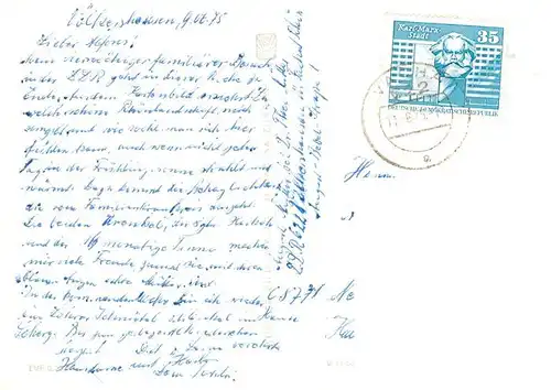 AK / Ansichtskarte  Voelkershausen_Willmars Panorama Rat der Gemeinde Schloss Voelkershausen Voelkershausen Willmars
