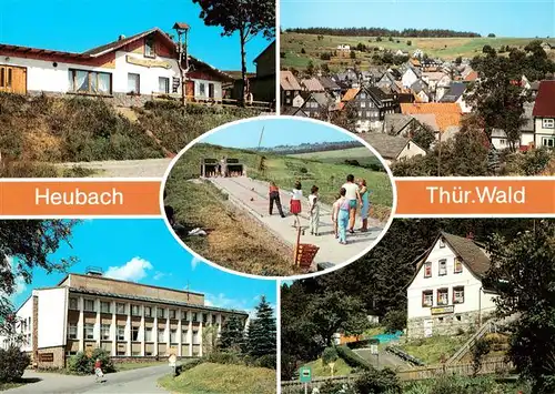 AK / Ansichtskarte 73901313 Heubach_Thueringen Gaststaette Am Schafberg Teilansicht Kegelbahn Ferienhotel Heubacher Hoehe Cafe Heubach Heubach Thueringen