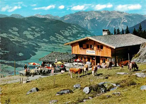 AK / Ansichtskarte  Zell_Ziller_Tirol_AT Jausenstation Rosenalm 