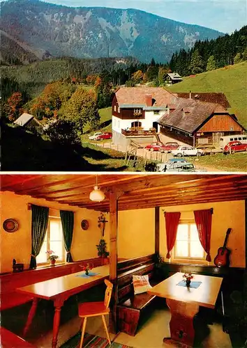 AK / Ansichtskarte  Kleinreifling Gasthaus Pension Niglalm Gaststube 