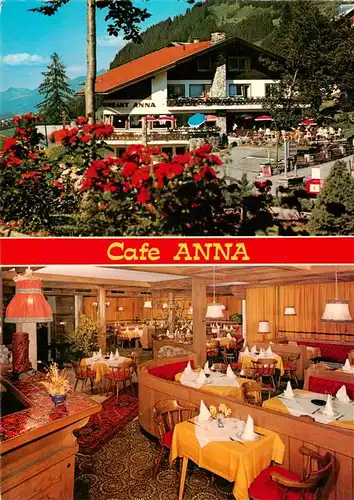 AK / Ansichtskarte  Mittelberg_Kleinwalsertal_AT Cafe Anna Gastraum 