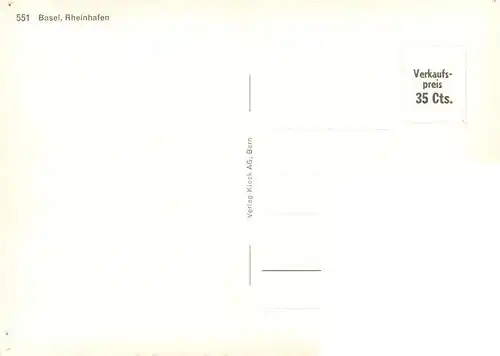 AK / Ansichtskarte  Basel_BS Rheinhafen Basel_BS