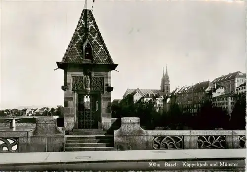 AK / Ansichtskarte  Basel_BS Kaeppelijoch und Muenster Basel_BS
