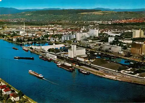 AK / Ansichtskarte  Basel_BS Rheinhafen Panorama Basel_BS