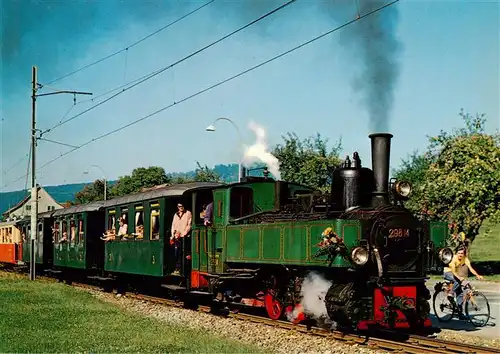 AK / Ansichtskarte  Liestal_BL Dampfzug der Eurovapor Waldenburgbahn Dampflokomotive Lok 298.14 