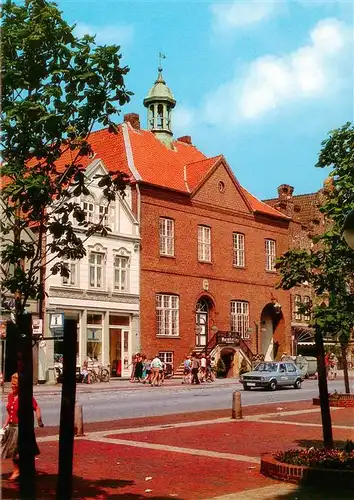 AK / Ansichtskarte  Husum__Nordfriesland Rathaus am Marktplatz 