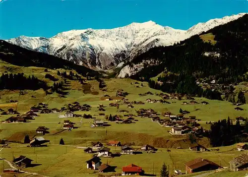 AK / Ansichtskarte  Boden_Adelboden_BE Panorama mit Albristhorn 