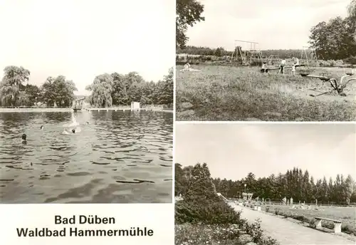 AK / Ansichtskarte  Bad_Dueben Waldbad Hammermuehle Bad_Dueben