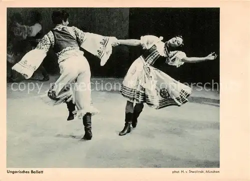 AK / Ansichtskarte 73901512 Ballett Ungarisches Ballett  