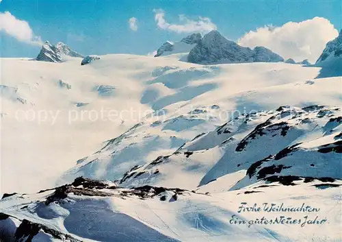 AK / Ansichtskarte 73901534 Gletscher Hallstaettergletscher Dirndln Hohem Niederem Dachstein 