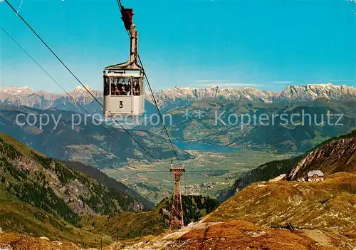 AK / Ansichtskarte  Seilbahn_Cable-Car_Telepherique Zellauer See Kaprun  