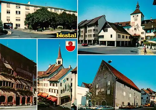 AK / Ansichtskarte  Liestal_BL Orts und Teilansichten Kirche 