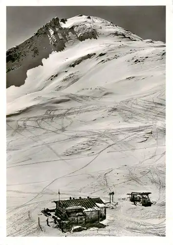 AK / Ansichtskarte  Arosa_GR Weisshorn Sattelhuette Gipfelblick Arosa_GR