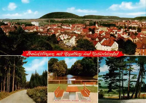 AK / Ansichtskarte  Treuchtlingen Panorama mit Nagelberg und Naturlehrpfad Karlsgraben Fossa Carolina Treuchtlingen