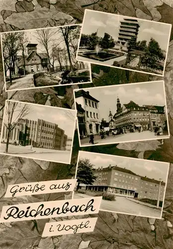 AK / Ansichtskarte 73901569 Reichenbach__Vogtland Ortsund Teilansichten 