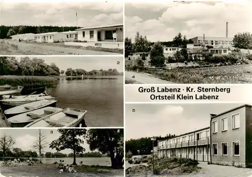 AK / Ansichtskarte  Labenz Bungalows des FDGB Erholungsheimes Wille Schroeder Klein Labenzer See Badestrand und FDGB Erholungsheim Willi Schroeder Labenz