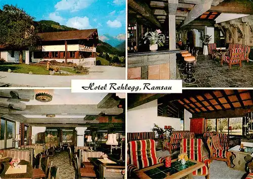 AK / Ansichtskarte 73901595 Ramsau__Berchtesgaden Hotel Rehlegg Gastraeume Bar 