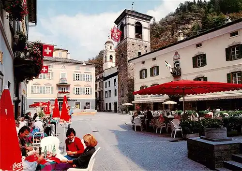 AK / Ansichtskarte  Poschiavo_GR Piazza Cumunale 