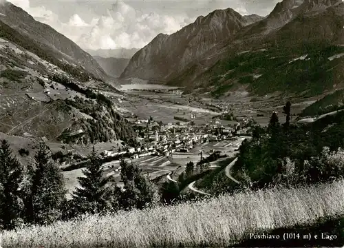 AK / Ansichtskarte  Poschiavo_GR Panorama e Lago 