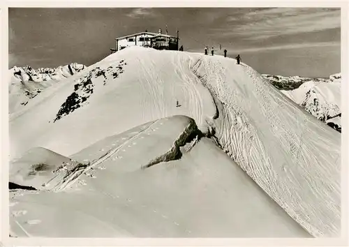 AK / Ansichtskarte  Hoernlihuette_2519m_Arosa_GR Panorama 