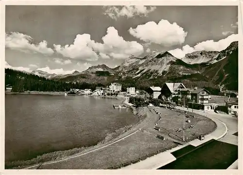 AK / Ansichtskarte  Arosa_GR Obersee mit Furkahoerner Arosa_GR