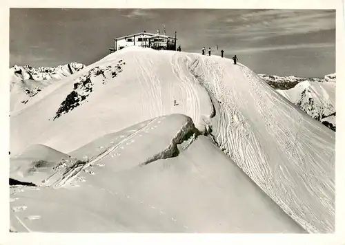 AK / Ansichtskarte  Hoernlihuette_2519m_Arosa_GR Panorama 