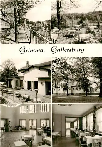 AK / Ansichtskarte 73901682 Grimma HO-Gaststaette Gattersberg Gastraeume Terrasse Grimma