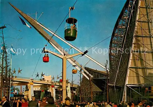 AK / Ansichtskarte 73901693 Exposition_Internationale_Bruxelles_1958 Der Pavillon von Frankreich  