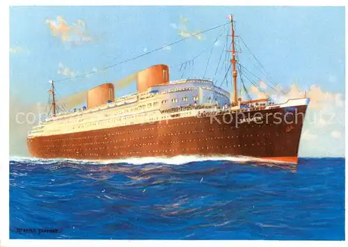 AK / Ansichtskarte  Dampfer_Oceanliner BREMEN LLOYD BREMEN 