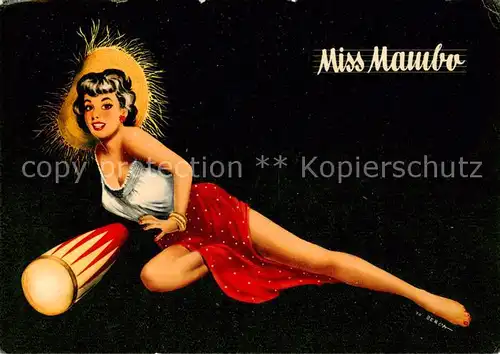 AK / Ansichtskarte  Tanz_Taenzer Miss Mauibo 