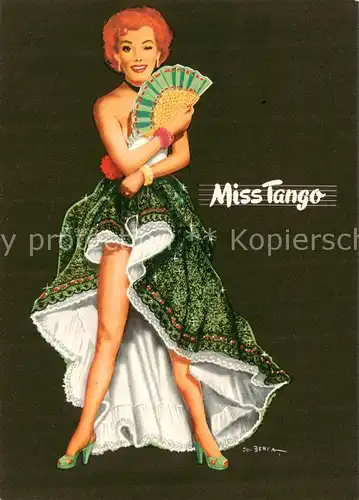 AK / Ansichtskarte  Tanz_Taenzer Miss Tango  