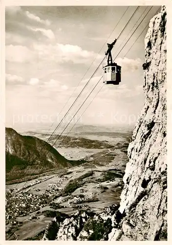 AK / Ansichtskarte  Seilbahn_Cable-Car_Telepherique Bad Reichenhall 