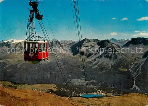 AK / Ansichtskarte  Seilbahn_Cable-Car_Telepherique Arosa Weisshorn 