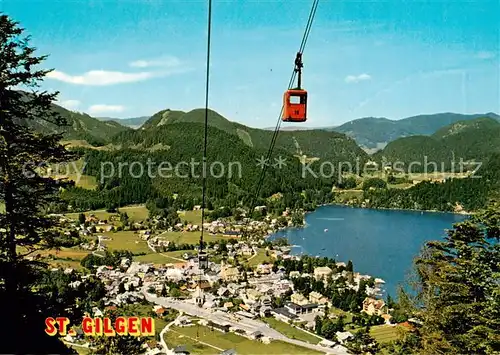 AK / Ansichtskarte  Seilbahn_Cable-Car_Telepherique St. Gilgen am Wolfgangsee 