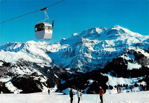 AK / Ansichtskarte  Seilbahn_Cable-Car_Telepherique Lenk Berner Oberland  