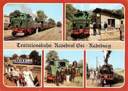AK / Ansichtskarte 73901759 Eisenbahn_Railway_Chemin_de_Fer Traditionsbahn Radebeul Ost Radeburg 