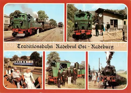 AK / Ansichtskarte  Eisenbahn_Railway_Chemin_de_Fer Traditionsbahn Radebeul Ost Radeburg 