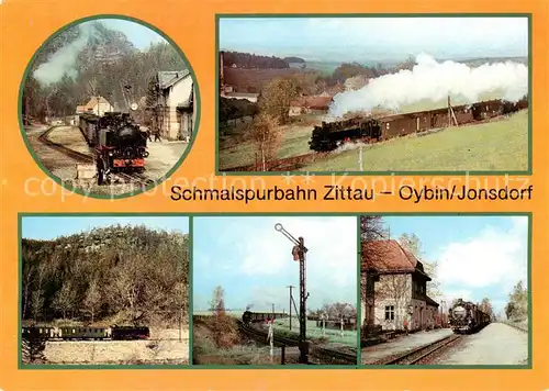 AK / Ansichtskarte  Eisenbahn_Railway_Chemin_de_Fer Schmalspurbahn Zittau-Oybin/Jonsdorf 