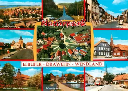 AK / Ansichtskarte  Wendland Hitzaker Elbe Luechow Gartow Hoebeck Elbuferstrasse Wendisches Runddorf Schnackenburg Bergen Glenze Dannenberg Wendland