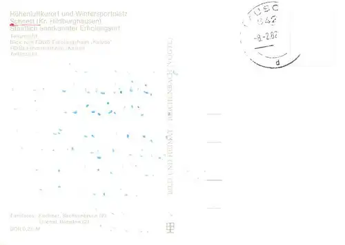 AK / Ansichtskarte  Schnett_Masserberg_Thueringer_Wald Panorama FDGB Erholungsheim Kaluga Teilansicht 