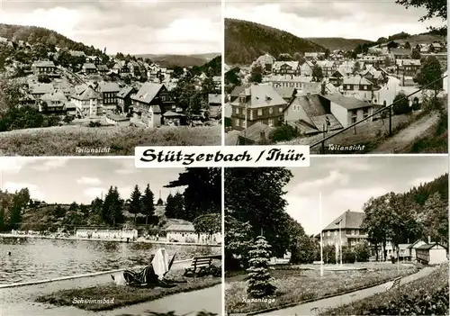 AK / Ansichtskarte  Stuetzerbach Teilansichten Schwimmbad Kuranlage Stuetzerbach