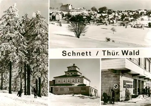 AK / Ansichtskarte  Schnett_Masserberg_Thueringer_Wald Panorama FDGB Erholungsheim Kaluga 