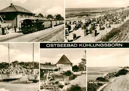 AK / Ansichtskarte  Kuehlungsborn_Ostseebad Die Molly Strand Konzertgarten Ost Weg nach Heiligendamm Kuehlungsborn_Ostseebad