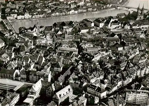 AK / Ansichtskarte  Basel_BS Fliegeraufnahme Basel_BS