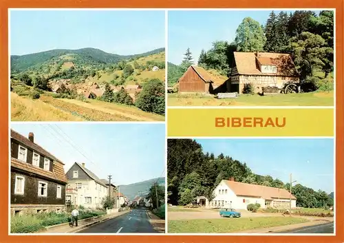 AK / Ansichtskarte 73901850 Biberau_Schleusegrund_Thueringen Panorama Rote Muehle Teilansicht FDGB Erholungsheim Robert Stamm 