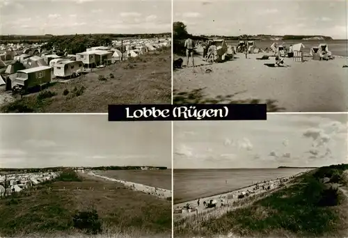 AK / Ansichtskarte  Lobbe_Middelhagen_Ruegen Camping Strandpartien Duenen Lobbe_Middelhagen_Ruegen