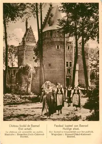 AK / Ansichtskarte 73901891 Beersel_Belgie Chateau feodal de Beersel Etat actuel Le chateau es accessible au public 