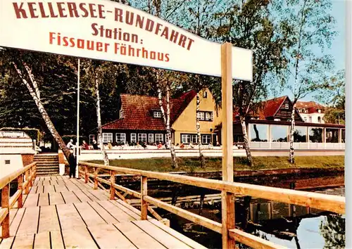 AK / Ansichtskarte  Eutin Kellersee-Rundfahrt Station Fissauer Faehrhaus Restaurant Eutin