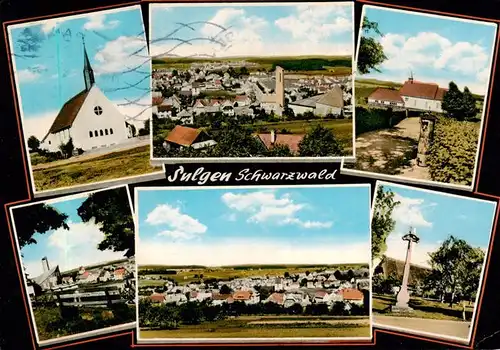 AK / Ansichtskarte  Sulgen_Schramberg Stadtpanorama Kirche Denkmal Sulgen Schramberg