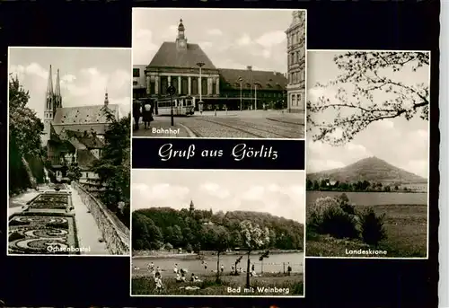 AK / Ansichtskarte  Goerlitz__Sachsen Ochsenbasti Bahnhof Bad Weinberg Landeskrone 